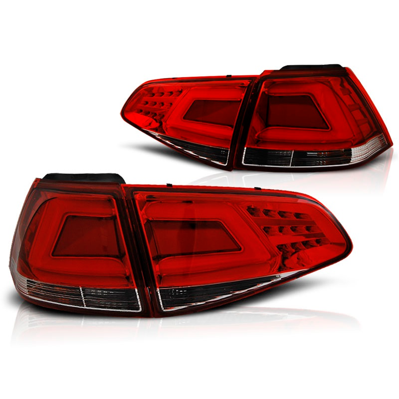 Feux arrière VW Golf VII 12- rouge Led