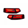 Feux arrière LED Audi A6 C6 4F Limousine 08-11 avec clignotant dynamique rouge/fumée