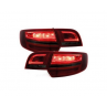 Feux arrière LED Audi A3 8P Sportback 03-08 rouge/fumé
