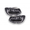 Phares avant LED VW T6 2015-19 noir avec clignotant dynamique