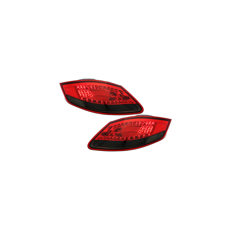 Feux arrière LED Porsche Boxster 987 04-08 / Cayman 987c 05-10 rouge/fumé