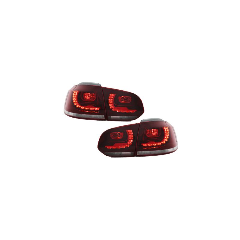 Feux arrière LED VW Golf 6 VI 08-13 rouge/clair