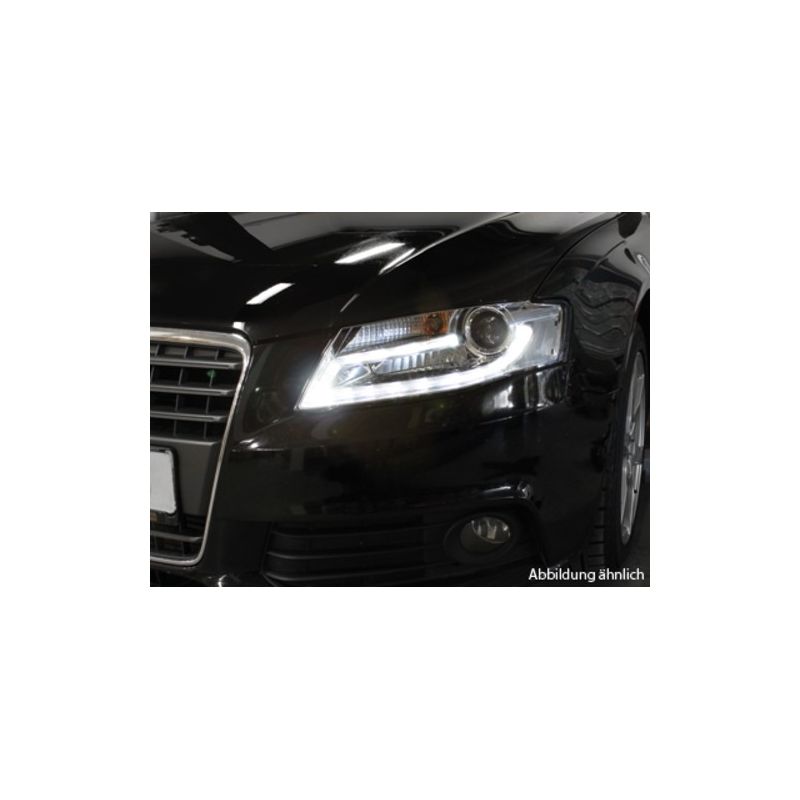 Phare avant LED Audi A4 8K B8 08-11 noir