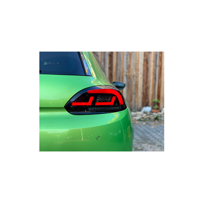 Feux arrière LED VW Scirocco 3 III 08-14 avec clignotant dynamique rouge/fumée