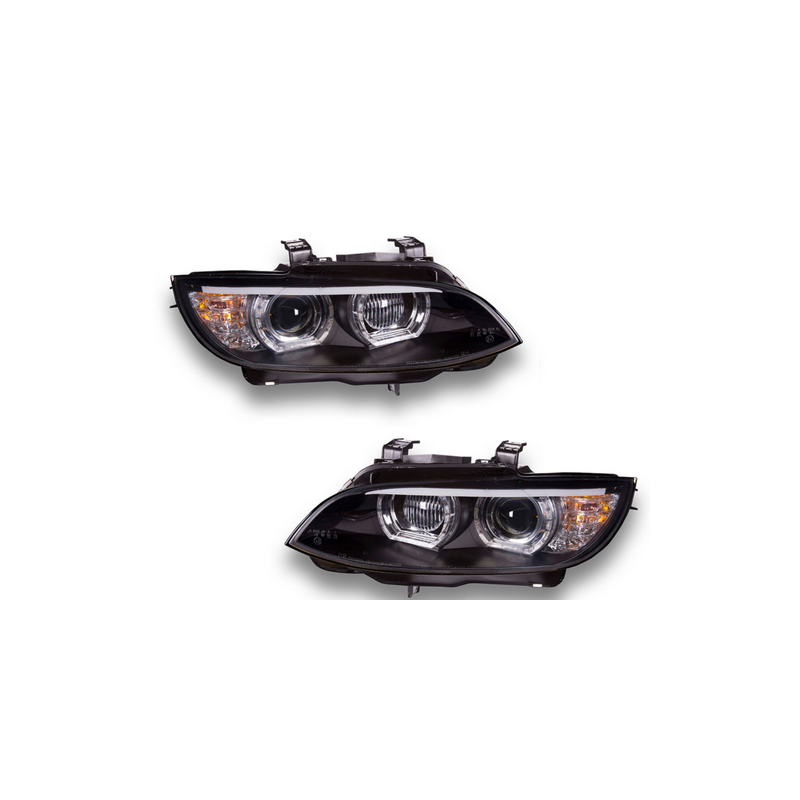Phare LED 3D BMW Série 3 Coupé/Cabriolet E92 / E93 05 -10 noir