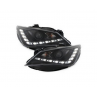 Phares avant LED Seat Ibiza 6J 12-17, noir tuning