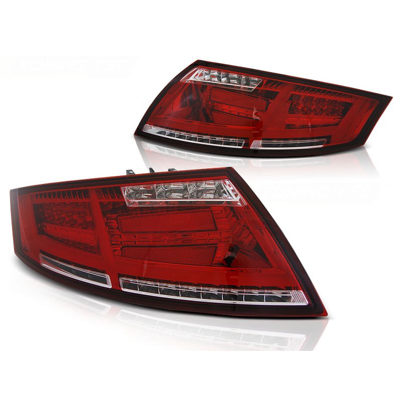 Feux arrière LED Audi TT 8J 06-14 rouge / clair avec clignotant dynamique