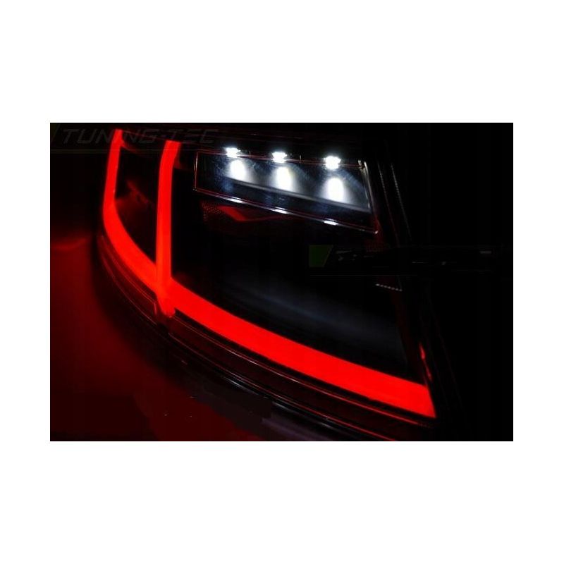 Feux arrière LED Audi TT 8J 06-14 rouge / fumé avec clignotant dynamique