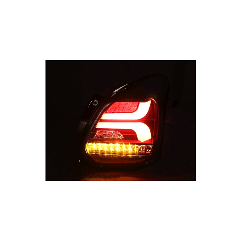 Feux arrière LED Suzuki Swift 2017 avec clignotant dynamique noir / fumé