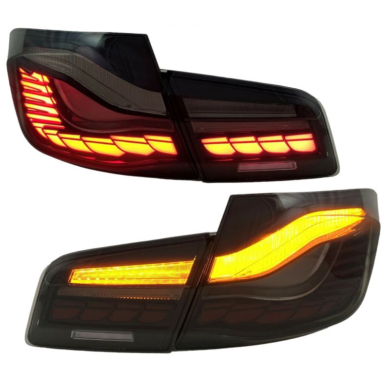 Feux arrière LED pour BMW série 5 F10 Limousine 10-16 feux arrière clignotants dynamique -noirs 3