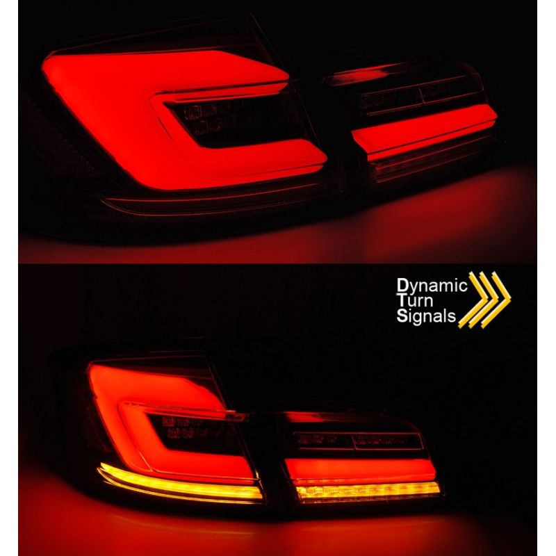 feux arrière Lightbar full LED pour BMW Série 3 F30 noir 11-18 berline Limousine clignotant Dynamique