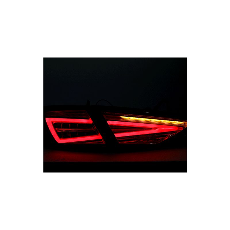Feux arrière LED Seat Leon III 3 5F 12-20 noir/fumée avec clignotant dynamique