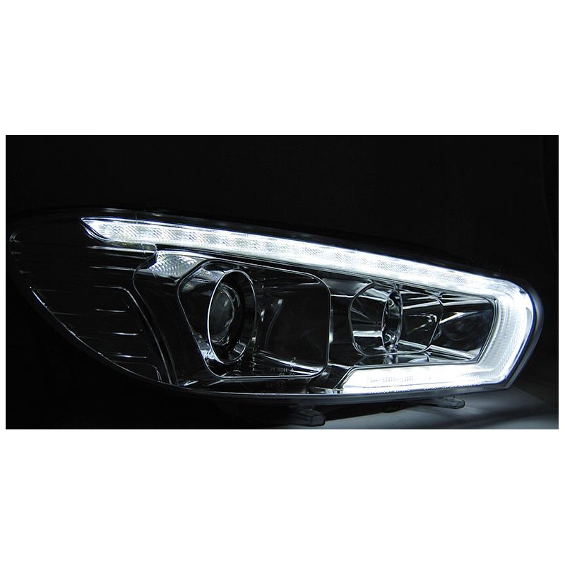 Phares avant VW Scirocco 3 III 08-15 LED Clignotant dynamique pour phare halogènes