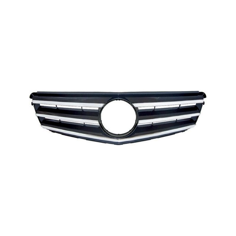 Calandre noir et chrome pour Mercedes W204 07-14