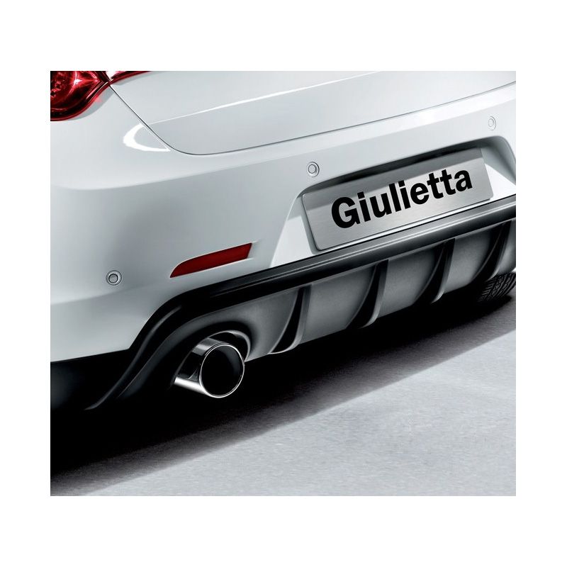 Jupe arrière (Diffuseur) pour Alfa Romeo Giulietta 2010- (Échappement gauche) (ABS)