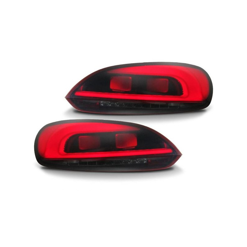 Feux arrière LED VW Scirocco 3 III 08-14 rouge/fumé tuning