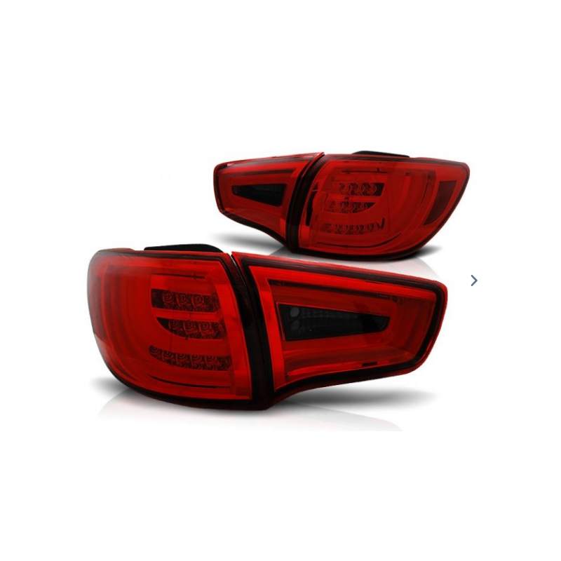 Feux arrière KIA Sportage III 10-15 LED Tube (rouge fumé)